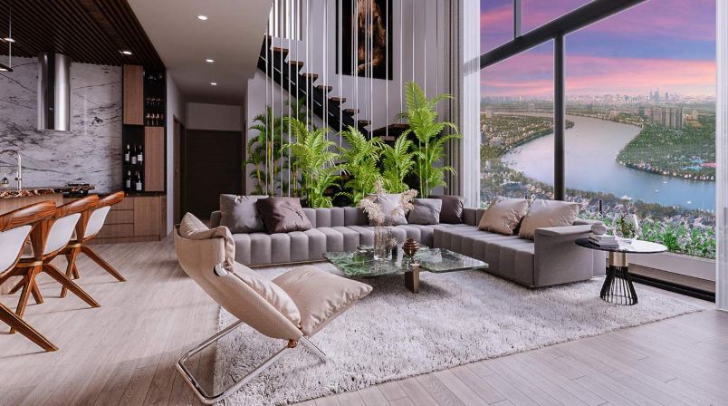 Chính chủ cần bán căn hộ Duplex Luxora Vĩnh Yên – Hướng Nam, view nội khu xanh